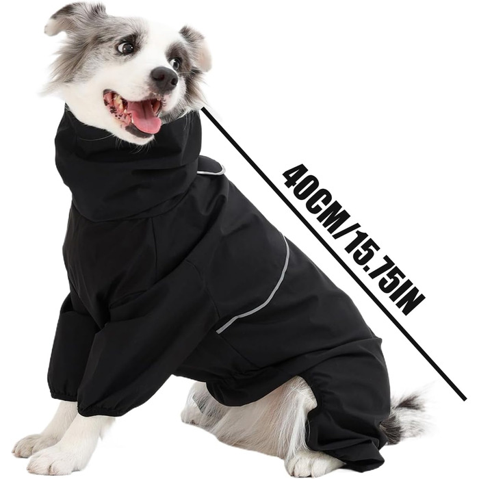 Водонепроникна куртка для собак, тепла та зручна - цілісний халат для собак, розмір 2XL | Ідеально для прогулянок в снігу та активного відпочинку