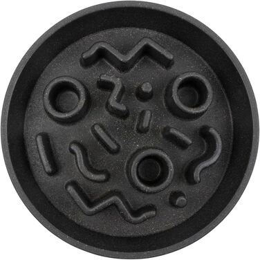 Місцевий район 70 - Повільний годівник для собак з бамбука - діаметр 28 см, висота 17 см (темно-сірий)