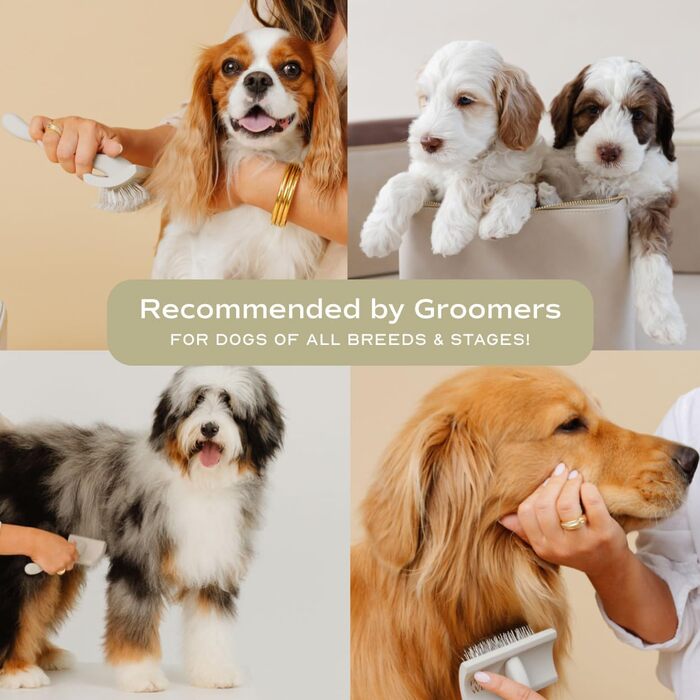 Пупел Преміум щітка для грумінгу собак