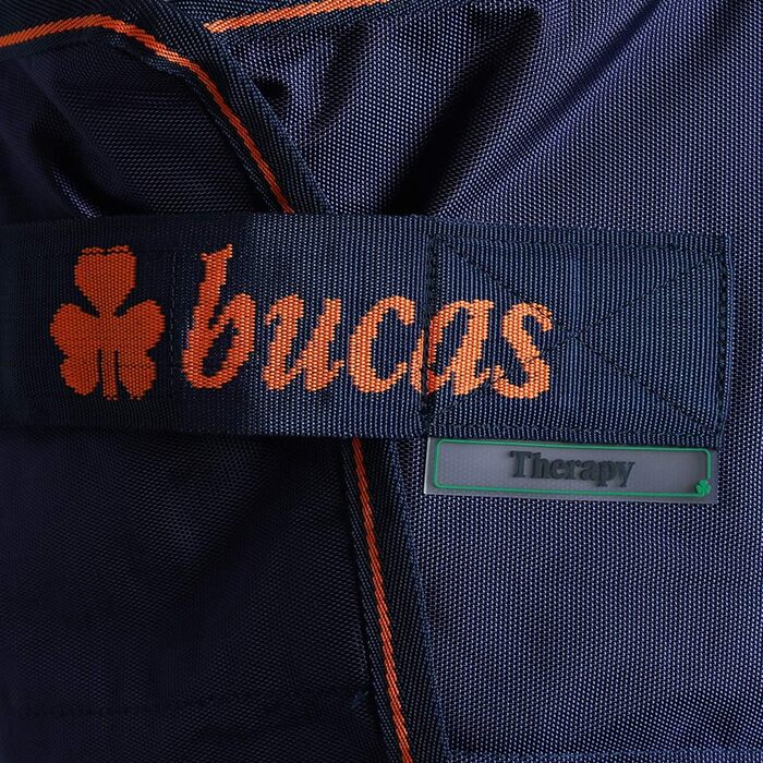 Терапевтична волога кінська попона Bucas Therapy Light, темно-синя/помаранчева
