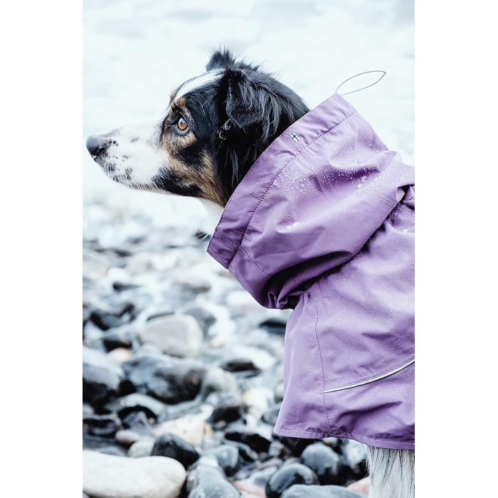 Дощовик для собак Hurtta Drizzle Regenjacke, чорний (Raven), розмір 14 дюймів