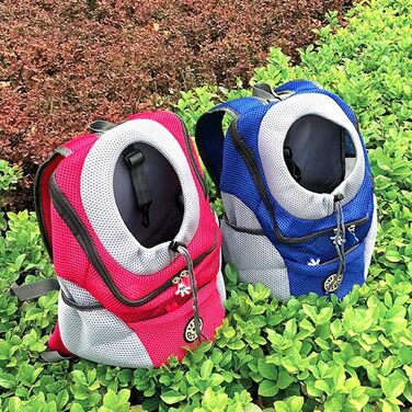 Рюкзак-переноска для собак та котів Ahagut, чорний, S, з регульованими ременями, для подорожей та прогулянок