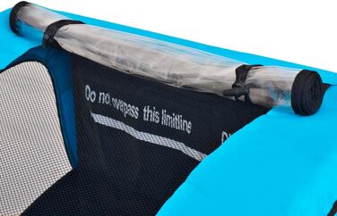 Причіп для собак, велосипедний причіп, причіп для бігу: сірий та синій, 30 кг, універсальний, легка збірка