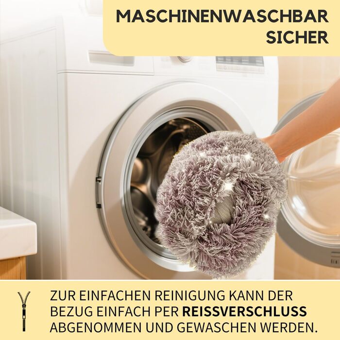 Крісло-ліжко для собак великих порід та людей, 180x114x35,6 см, з штучним хутром, ковдрою та подушкою, FURRYFECTION