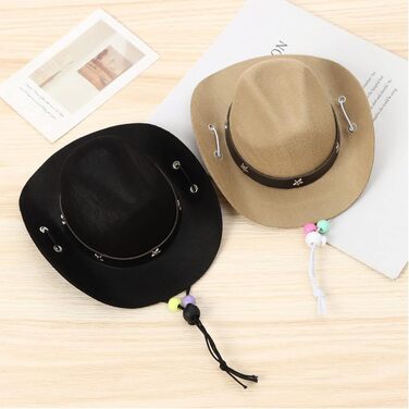 Костюм для собаки AWOCAN: ковбойський капелюх, косплей, аксесуар для тварин, декор для вечірки, хакі