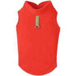 Тепла жилетка Gooby для маленьких собак на кожен день, фліс, колір гарбуз