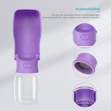 Турбо-пляшка для собак на прогулянці 350мл/570мл - вода для собак, для цуценят, маленьких, середніх та великих собак