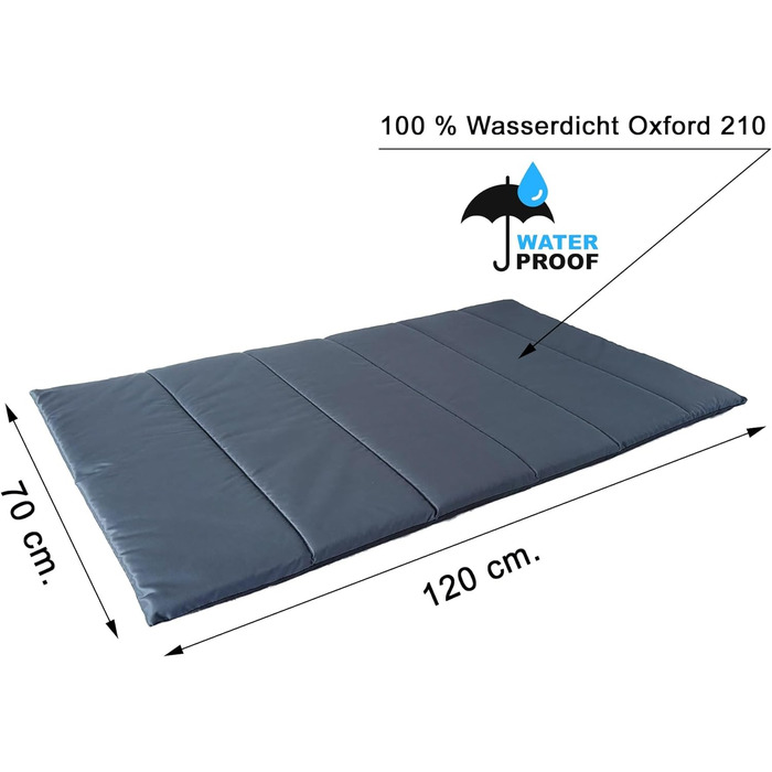 Водонепроникний килимок для собак Outdoor, ковдра для собак, миється, килимок для собак для подорожей, кемпінгу Outdoor (Модель 2, Графіт)