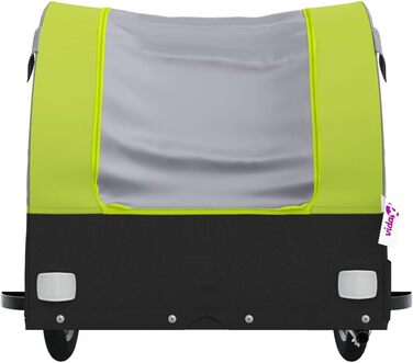 Причіп для велосипеда: вантажний, для собак, чорно-зелений, 30 кг, сталь, для щоденного транспортування, універсальний, легко монтується