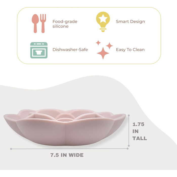 Миска для собак Hanara з силікону та килимок від ковтання з присосками, дизайн 