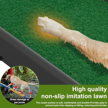 Рампа для собак Hunderampe Klappbar: антиковзка, до 90 кг, 156x40 см, для SUV, великих та маленьких тварин