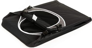 Транспортна переноска для собак та котів, 91x64x64 см. Чорна переноска-будка для тварин, ідеальна для подорожей та перевезень