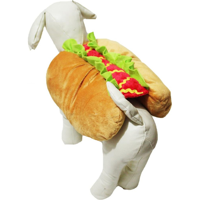 Костюм для собак - гарячий дог, теплий і м'який, ідеальний для вашого улюбленця