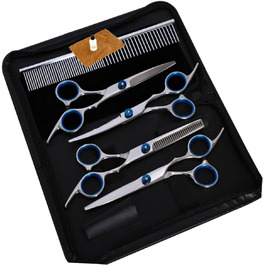 Набір професійних ножиць для грумінгу собак та котів, 6 дюймів, нержавіюча сталь