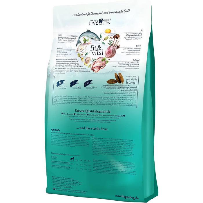 Корм для собак Happy Dog fit & vital Light, низькокалорійний, 4 кг