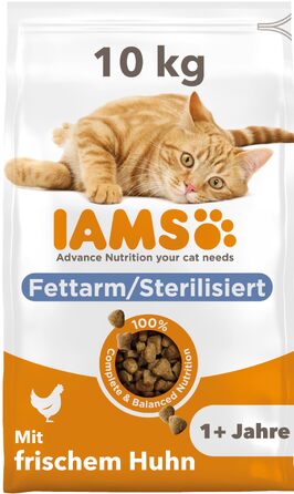 Сухий корм для стерилізованих та кастрованих котів IAMS Sterilised, 10 кг