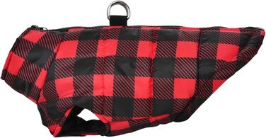 Зимова куртка для собак та котів, непромокаєма, вітрозахисна, бордового кольору, розмір S. Підходить для маленьких та середніх порід, зокрема для Французького бульдога.