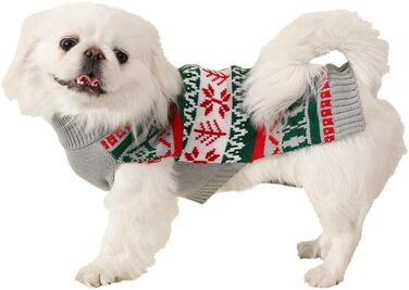 Теплий зимовий светр для собак середніх та великих порід - Knitted Sweater Costume Outfit