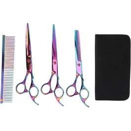 Набір професійних ножиць для грумінгу собак, нержавіюча сталь, для дому та салону
