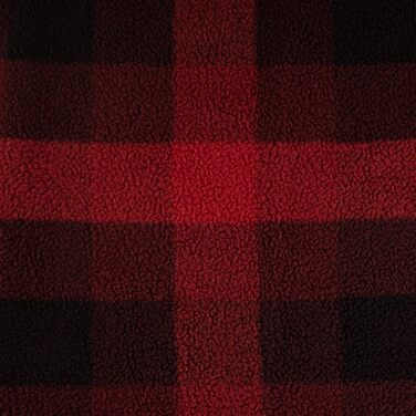 Двостороння ковдра для домашніх тварин Carhartt червоно-чорна