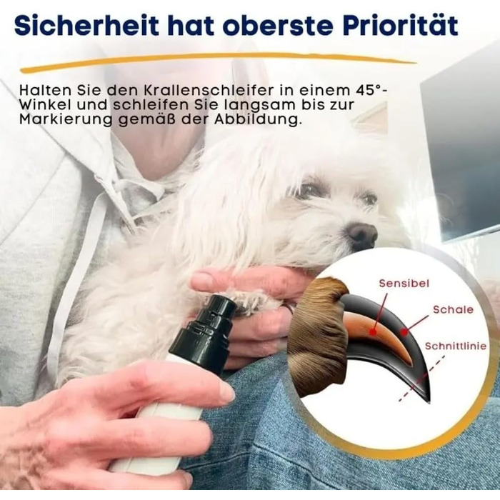 Набір для стрижки кігтів собак Krallenschere (2 шт.) - безпечний, ергономічний тример для домашніх тварин