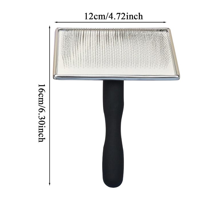 Гребінець для догляду за шерстю собак та котів з металевими зубцями - інструмент для видалення підшерстя та розпушування