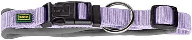 Нашийник для собак HUNTER Neopren Vario Plus, лаванда/сірий, S-M
