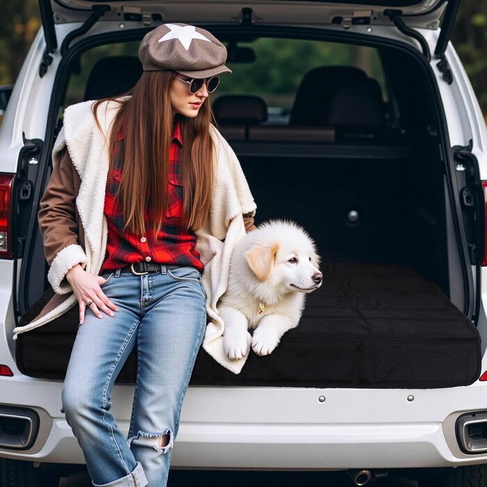 Захист для вантажного відсіку автомобіля, 96 x 64 см, універсальний, складний, для собак та вантажів