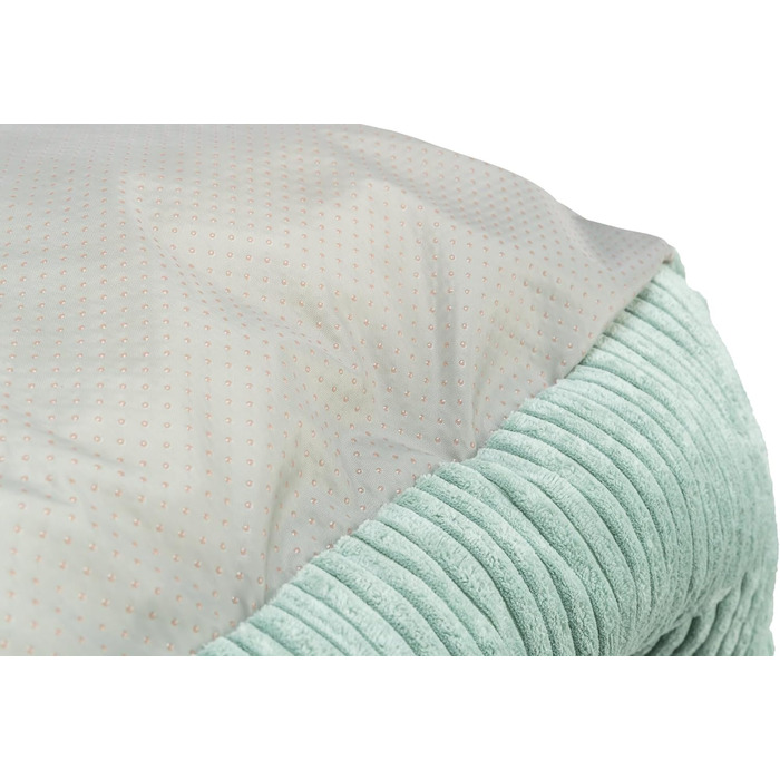 Ортопедичне собаче ліжко TRIXIE Vital Jonna, 60x50 см, Salbei (м'ята) - якісне ліжко з memory foam для собак, кошик для малих та літніх собак, захищає суглоби та знімає навантаження