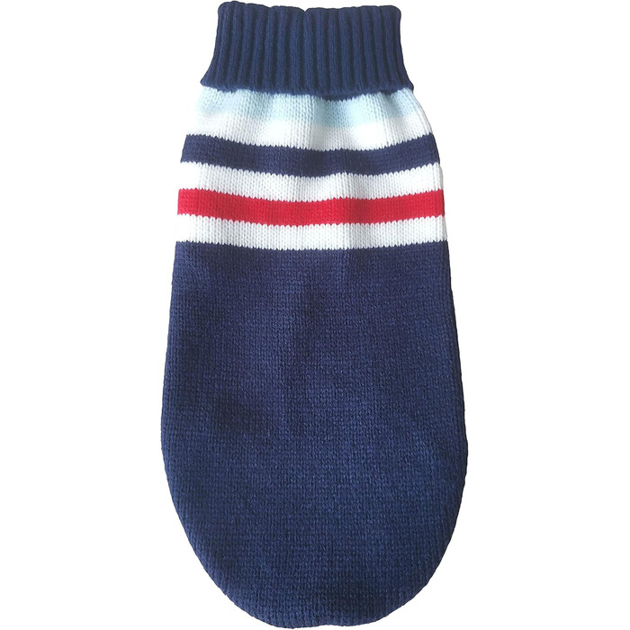 Пуловер VEDEM для собак з візерунком, теплий, для холодної погоди, розмір S, темно-синій