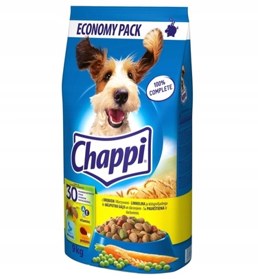 Сухий корм для собак Chappi з птицею, 9 кг