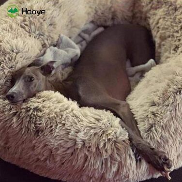 Ортопедичне ліжко для собак великих порід, Khaki, Ø 110 см. М'яке, зручне, з м'якою оббивкою, для дому, велике, миється