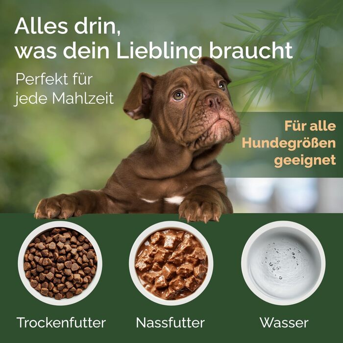 Керамічна годівниця для собак - велика миска для корму 1250 мл. Миска для їжі та води для собак та котів