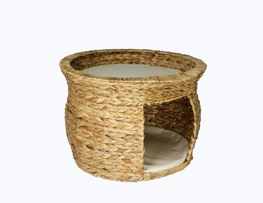 Кігтечка для котів плетені з рогожу гіацинту, 53x53x37 см