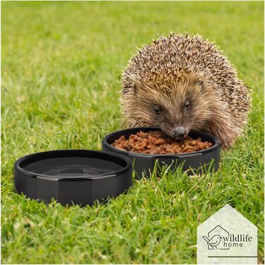 Набір годівниця та поїлка для їжаків WILDLIFE HOME, 2 шт, миска для корму та води, стійка, для їжачого будиночка, погодостійка