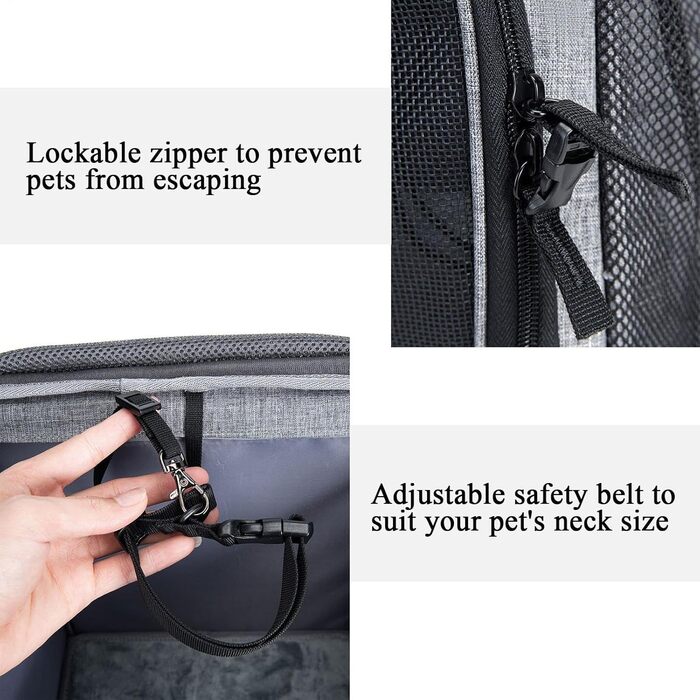 Кошик для собак на велосипед: легка фіксація, аксесуари, сумка-переноска, дихаючий матеріал, для їжі, подорожей у гори, заднього двору, кемпінгу