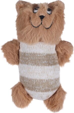 Автокрісло для собак Flamingo Krems, 60x50x20 см, знімні подушки, регульовані ремені та повід (колір: коричневий)