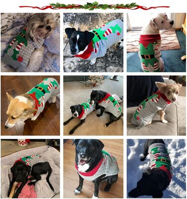 Пуловер для собак ABRRLO, карнавальний костюм клоуна, теплий зимовий халат, бавовна, XL