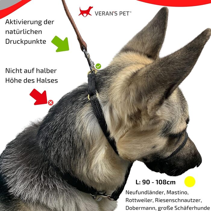 Нашийник для собак Premium: навчальний, проти потягувань, зменшує агресію, антигавкіт, для собак маленьких та великих порід, чорний