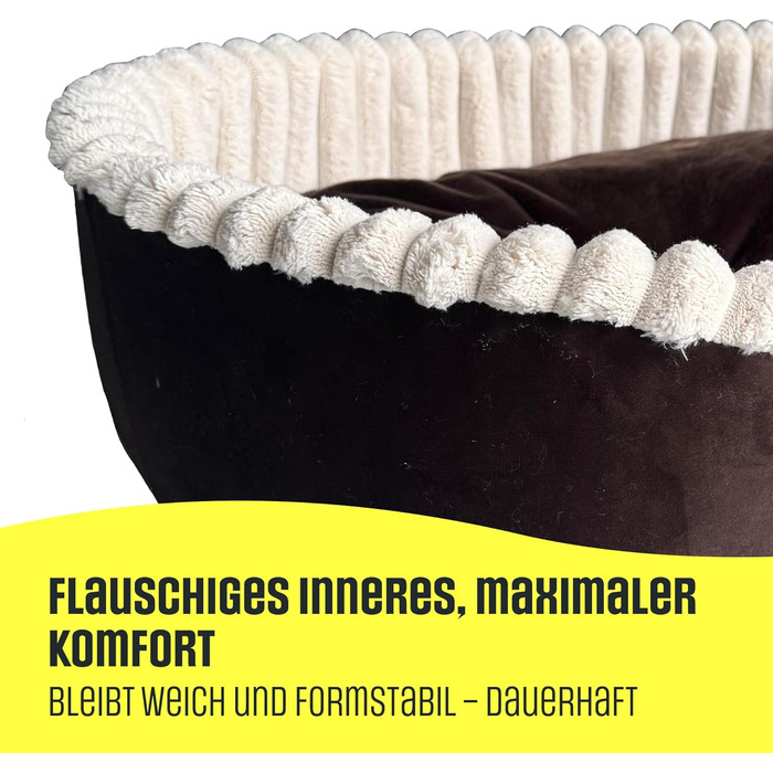 Лежанка для собак та котів, лежанка для тварин на велюрі, овальна, 60x50 см, сірий леопардовий принт