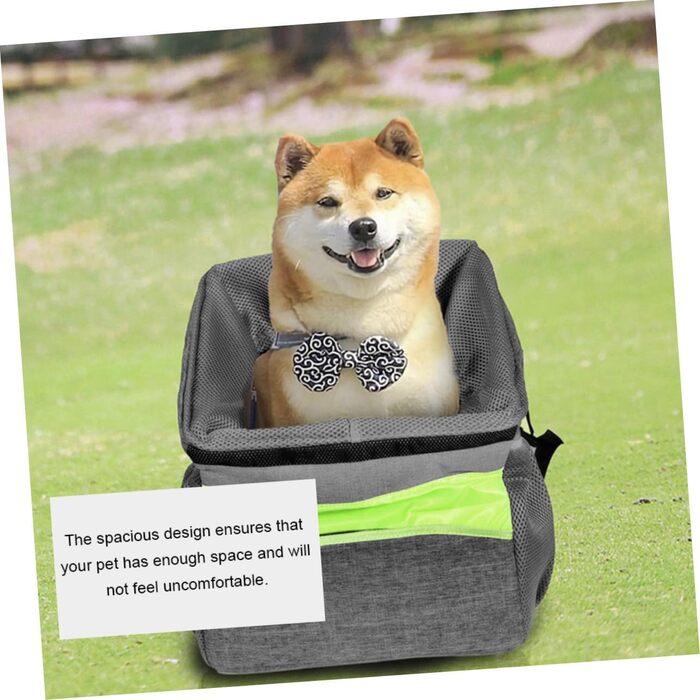 Складаний велосипедний кошик для тварин Happyyami: дихаюча сумка Oxford з ручкою для собак та котів