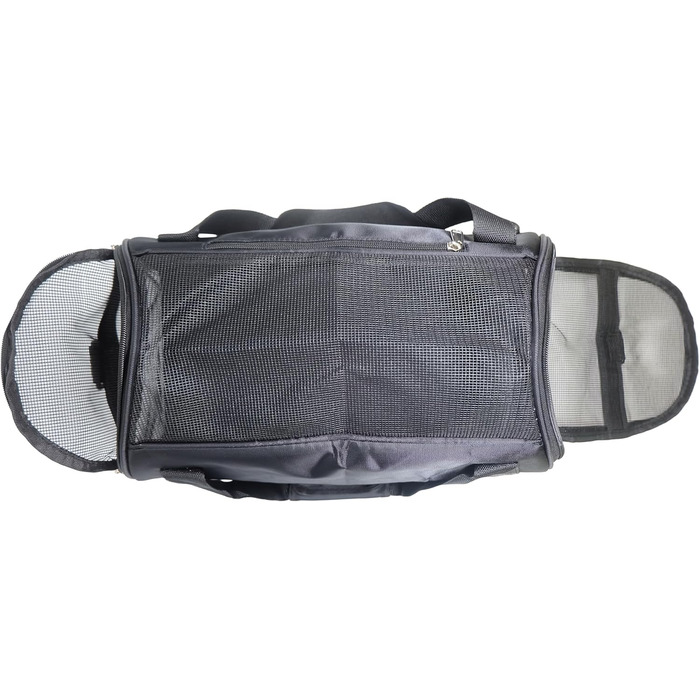 Транспортна сумка для тварин Tecageaon, схвалена авіакомпаніями, для середніх та маленьких котів, цуценят, кошенят, собак/котів, рожева (чорний, M)