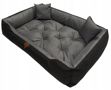Ліжко-канапа для собак Dogs 4 Life, чорна, 100 см x 75 см