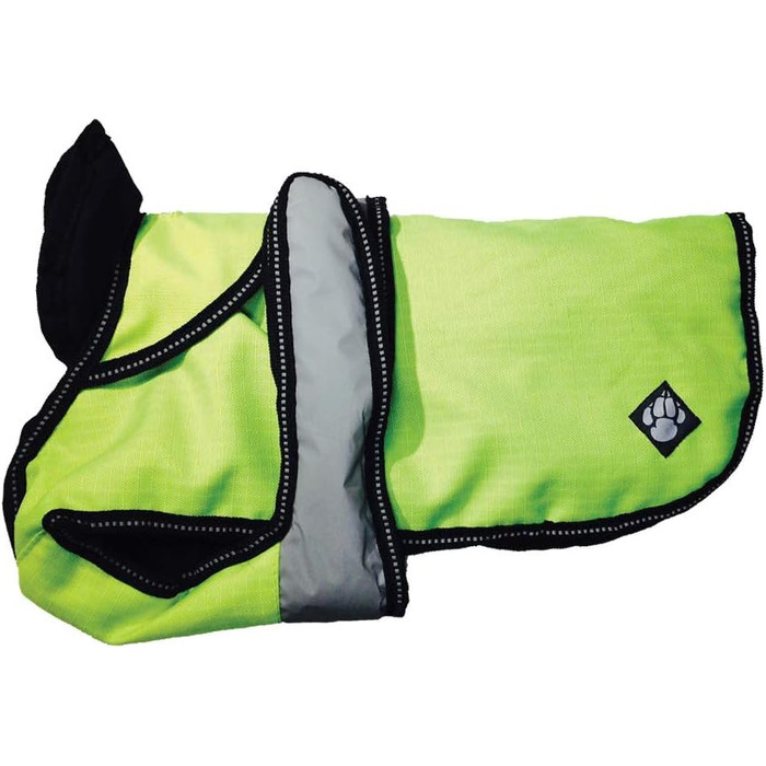 Собачий плащ Danish Design Hi-Viz 2-в-1, водонепроникний, знімна флісова підкладка, вітрозахист, 60 см