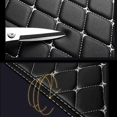 Килимок у багажник для JEEP Renegade 2016-2023, захист від бруду та вологи, з боковим захистом, чорно-бежевий