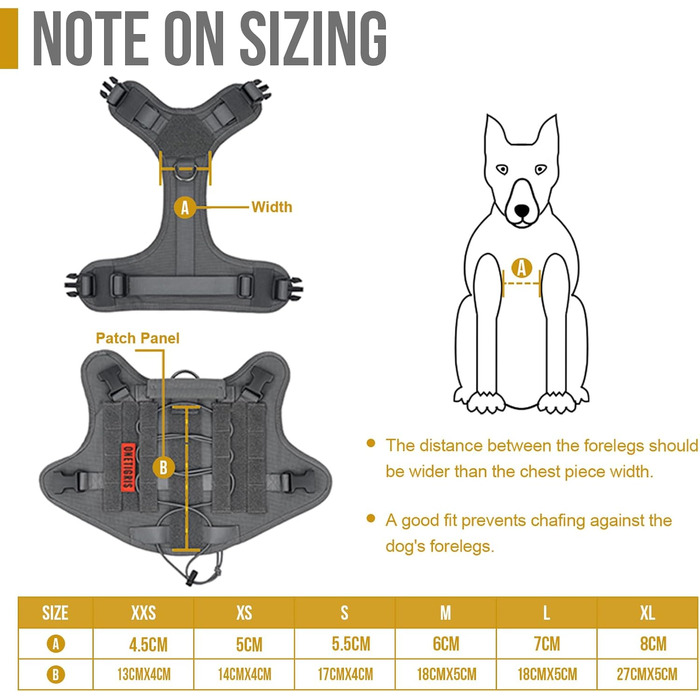 Тактична шлейка для собак OneTigris FIRE WATCHER, 1000D нейлон, з ручкою та 2 D-кільцями, розмір L, сіра