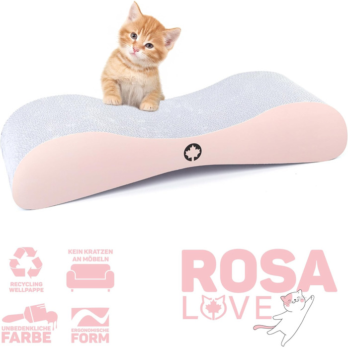 Котячий когтетоп Satellite 2.0 - рожевий, когтешліфувальник, іграшка для котів