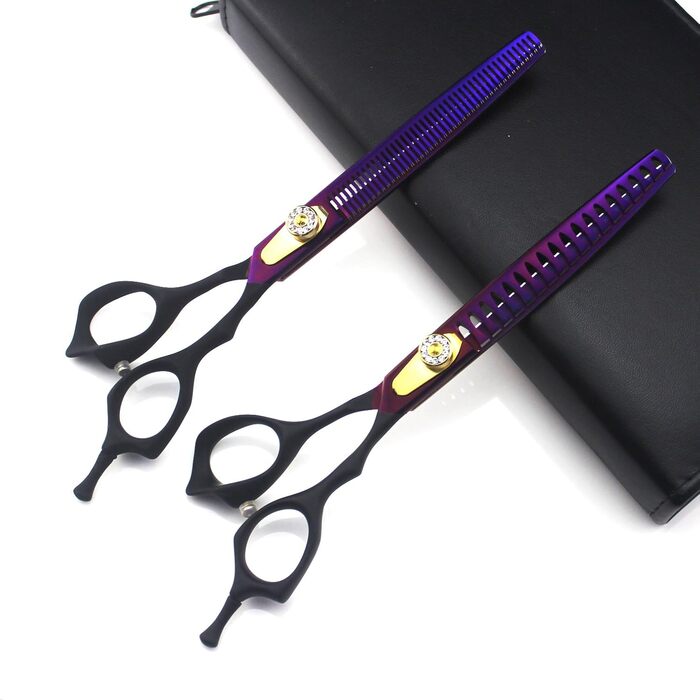 Набір професійних ножиць для грумінгу собак JIESENYU 7.0 дюймів (4 шт.)