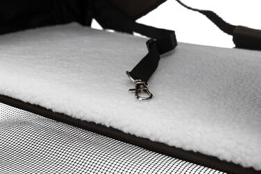 Сумка для собак TRIXIE Joe - з відкриттями спереду та зверху, знімний плечовий ремінь, інтегрована короткий поводок, м'яка підкладка, світловідбиваючі елементи, 28 × 28 × 47 см, до 10 кг