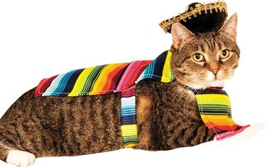 Костюм для собак Рубіс: мексиканський сарапе, розмір S, для Хелловін